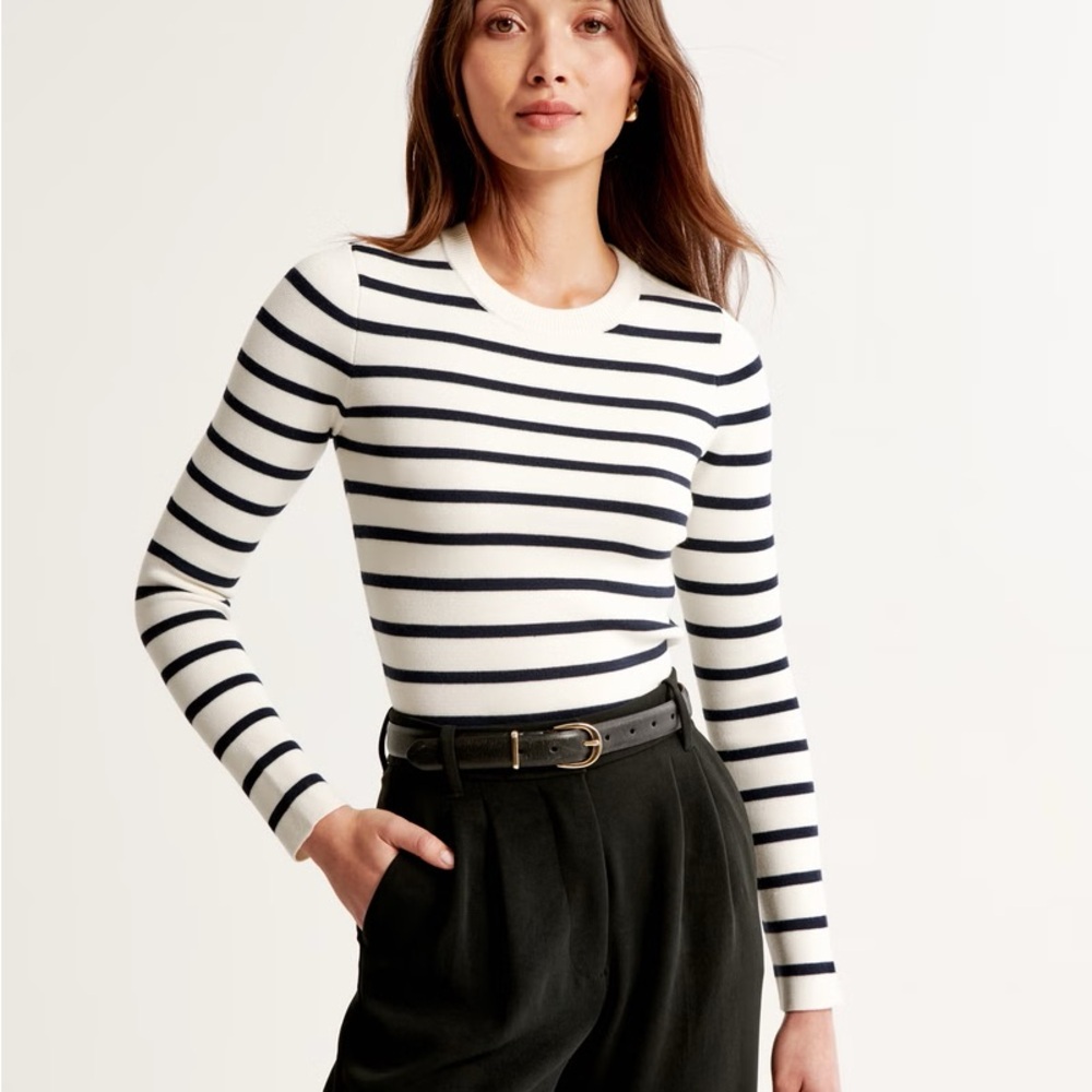 Abercrombie Slim Crew Sweater Top
